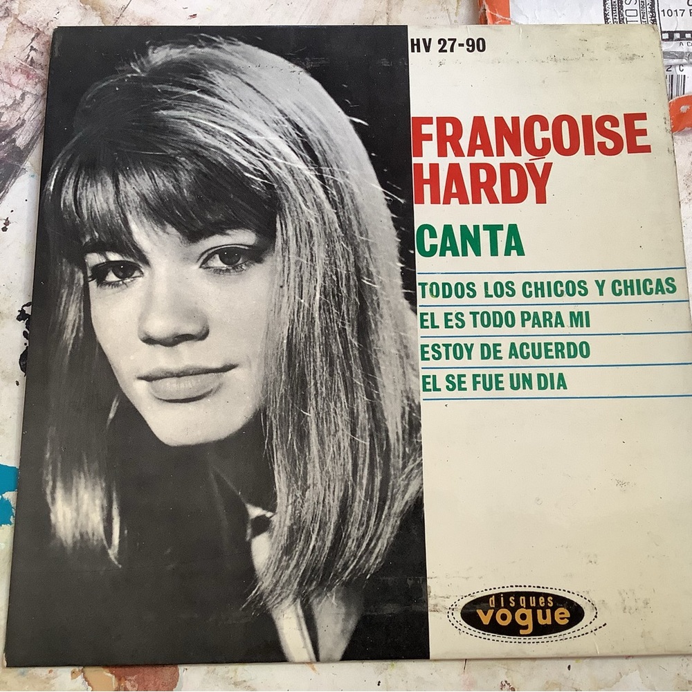 Françoise Hardy Vinyl Record - Black and White